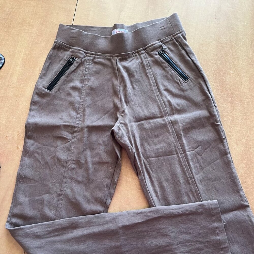 Stylish Brown Joggers with Zipper Pockets